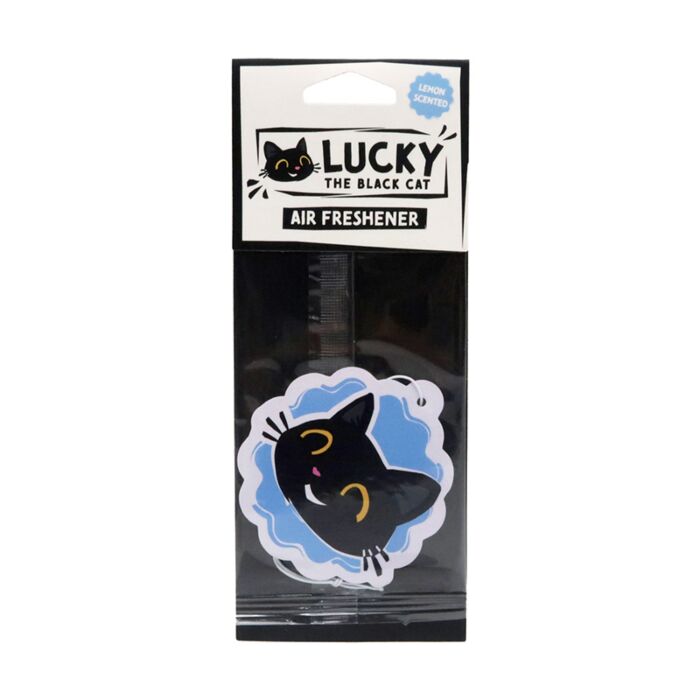 Désodorisant Citron - Lucky le Chat Noir 