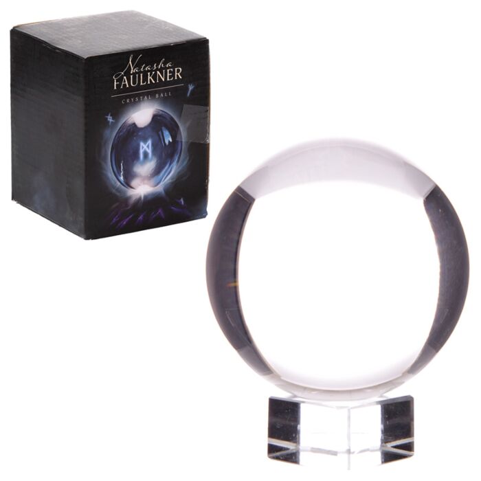 Boule De Cristal Avec Présentoir & Boîte Cadeau 7.5cm