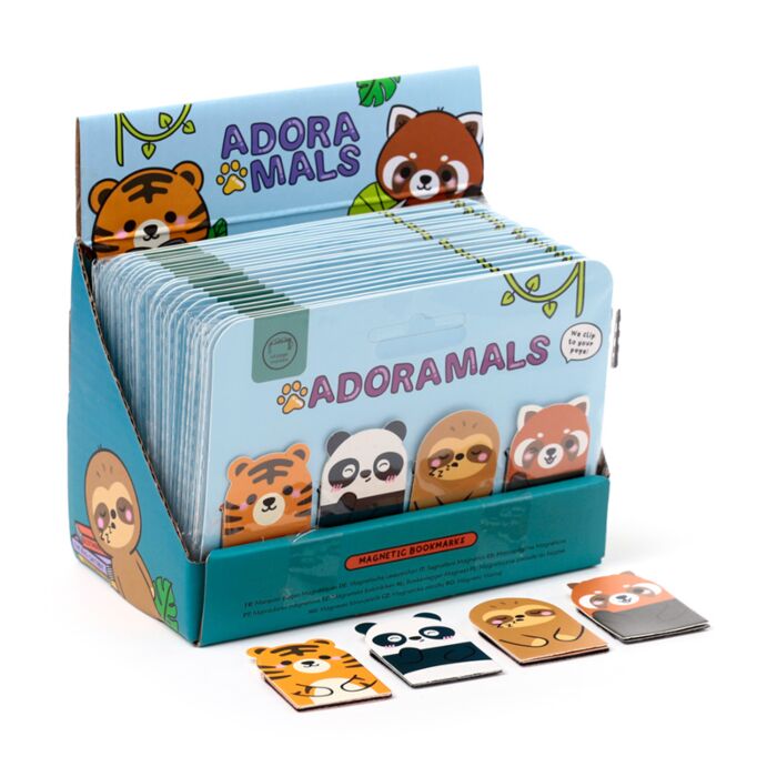 Lot de Marques-page Magnétiques Animaux - Adoramals 
