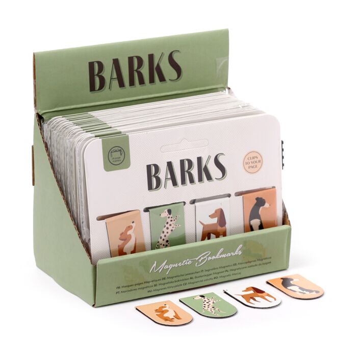 Lot de Marques-page Magnétiques Chiens - Barks 