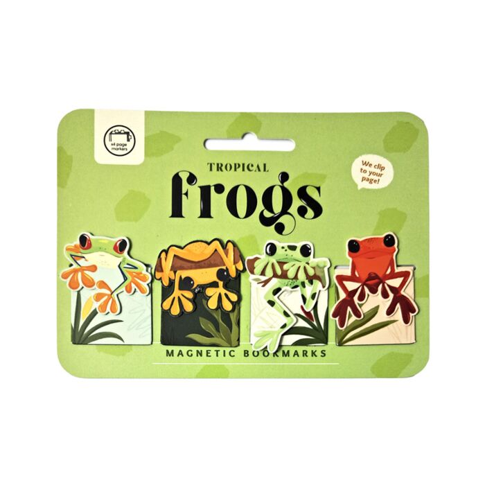 Lot de Marques-page Magnétiques Grenouilles - Tropical Frogs Grenouilles tropicales