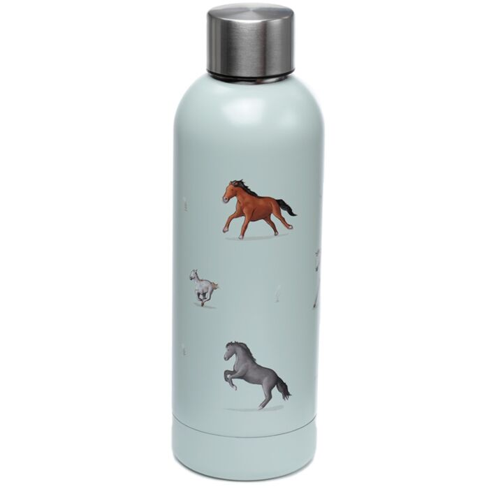 Gourde Isolée 530ml en Acier Inoxydable Willow Farm - Chevaux
