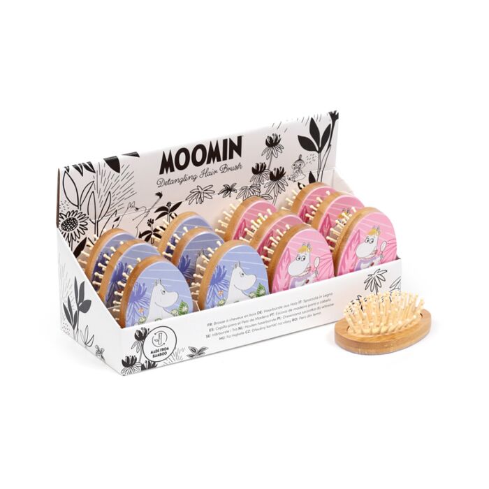 Brosse à Cheveux en Bambou - Moomin Tammi 
