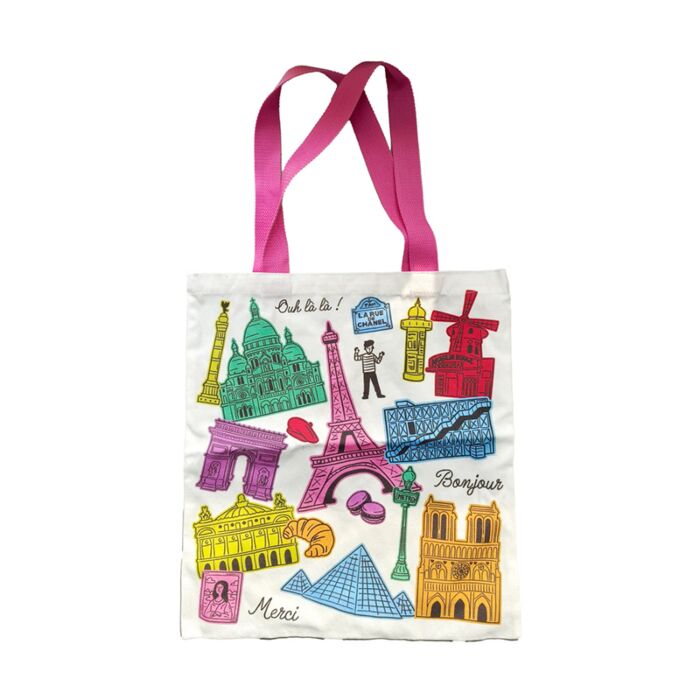 Tote bag réutilisable - Je t'aime Paris 