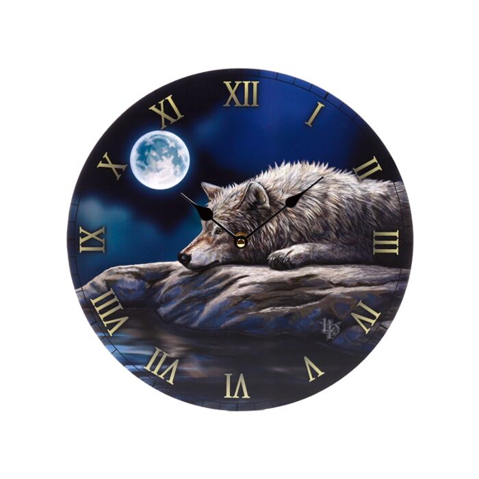 Horloge Lisa Parker - Loup pensif