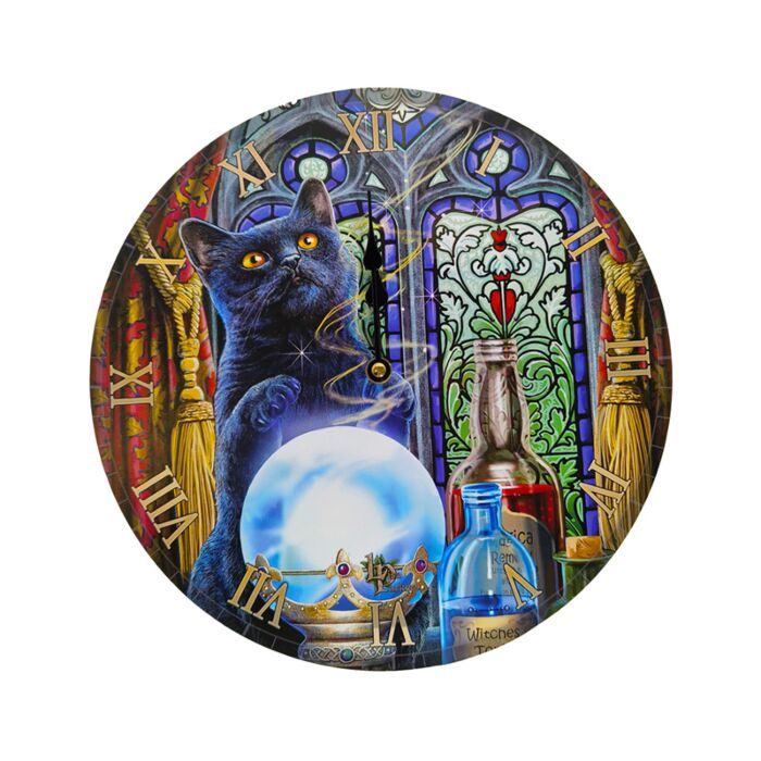 Horloge Lisa Parker - Chat Apprenti Sorcier