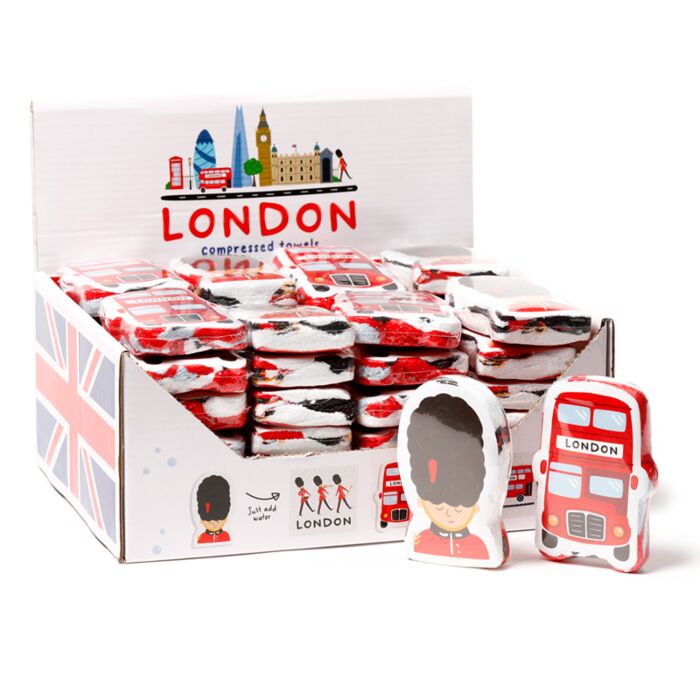 Serviette de Voyage Compressée London Icons - Londres