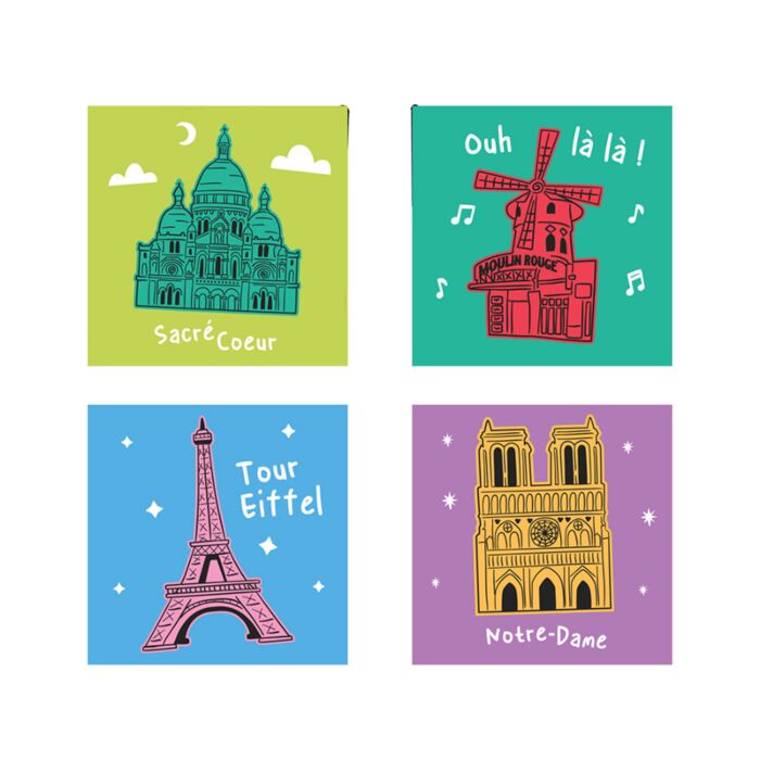 Serviette de Voyage Compréssée - Je t'aime Paris 