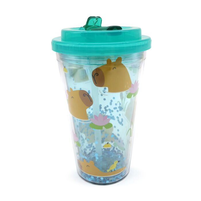 Gobelet Double-Paroi incassable avec paille - Capybara 