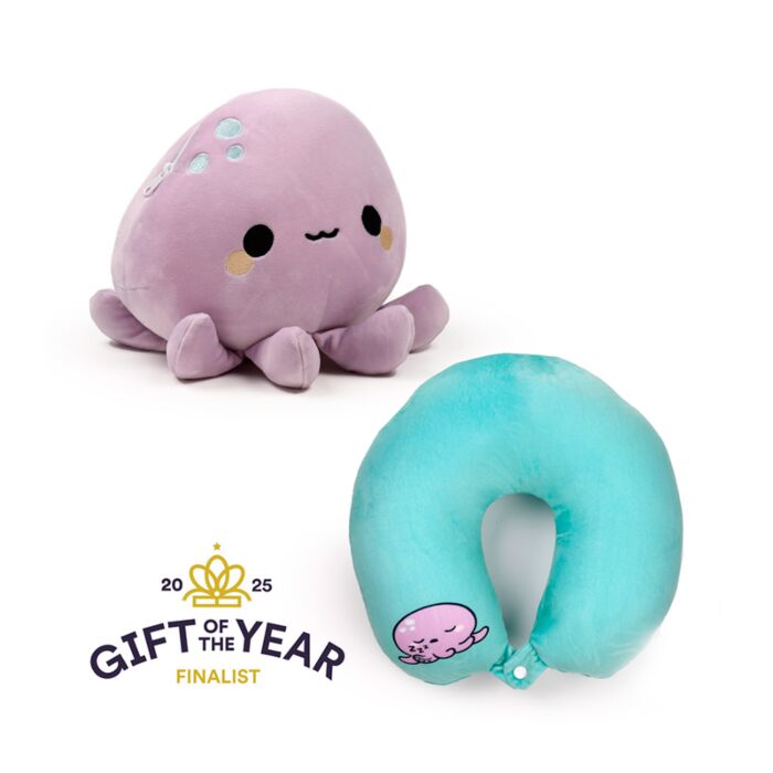 Coussin de Voyage Swapseazzz 2-in-1 - Adoramals Ocean Pieuvre