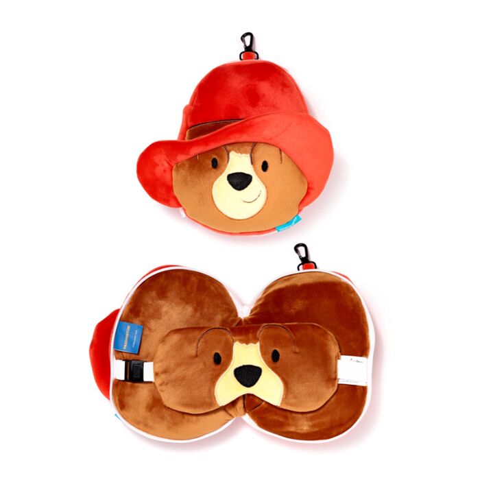 Relaxeazzz Ours Paddington Coussin de voyage 2en1 