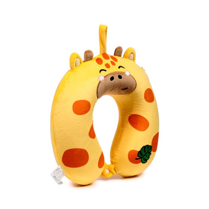 Coussin de Voyage Relaxeazzz Peluché Mémoire de Forme - Raffi la Girafe Adoramals