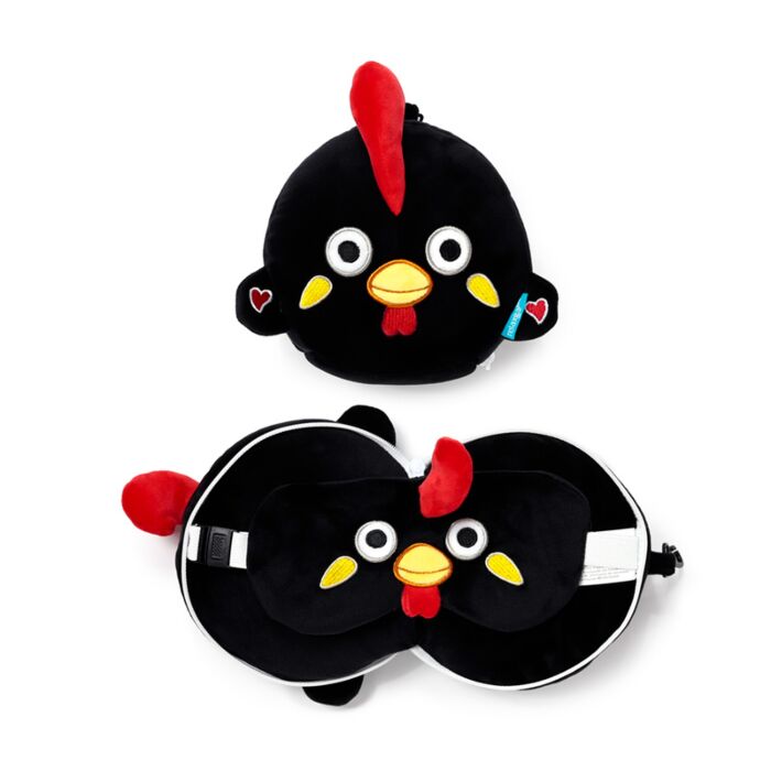 Relaxeazzz Coq De Barcelos Coussin de voyage 2 en 1 