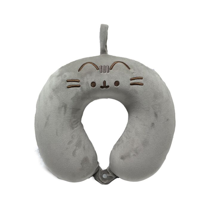 Coussin de Voyage Relaxeazzz Peluché Mémoire de Forme Pusheen le Chat 