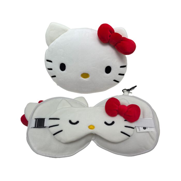 Relaxeazzz Hello Kitty Coussin de voyage 2 en 1 