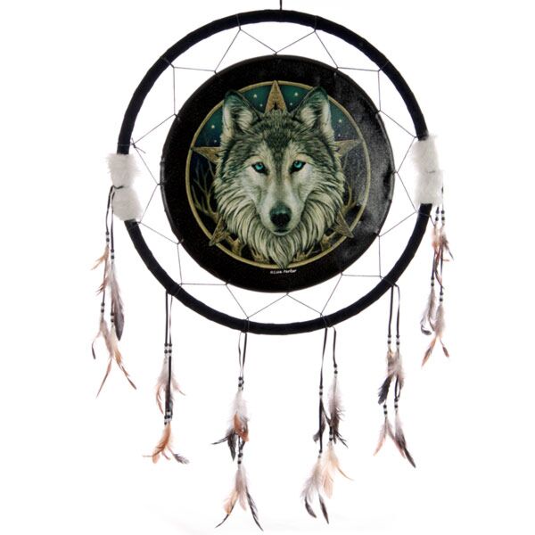 Attrape-Rêve Impression, Loup - Lisa Parker - 60cm