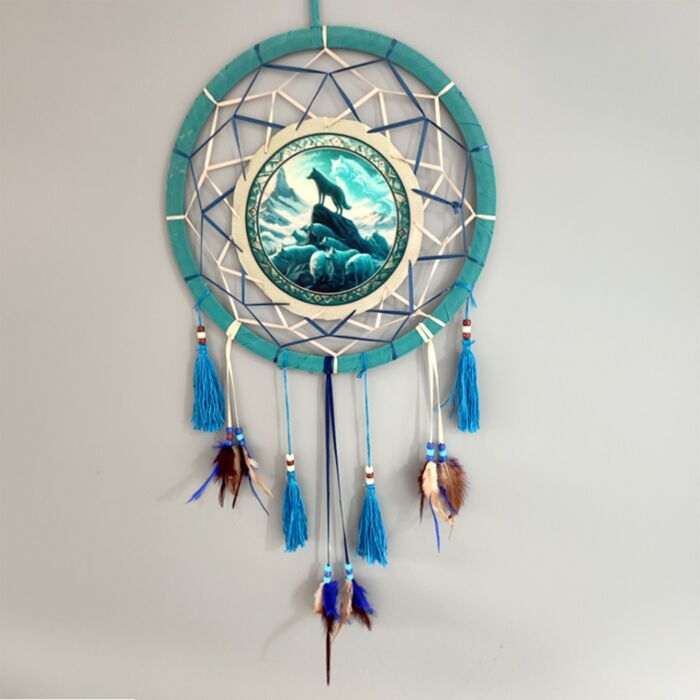 Attrape-rêves Esprit du Loup 33cm