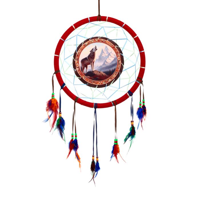Attrape-rêves Loup des Montagnes 33cm