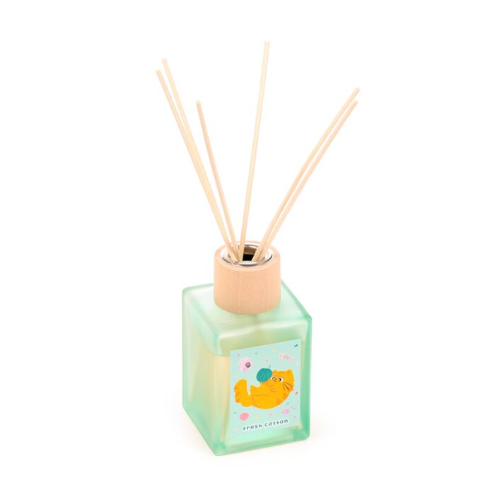 Diffuseur par capilarité 100ml - Coton Frais Beans & Co Chats 