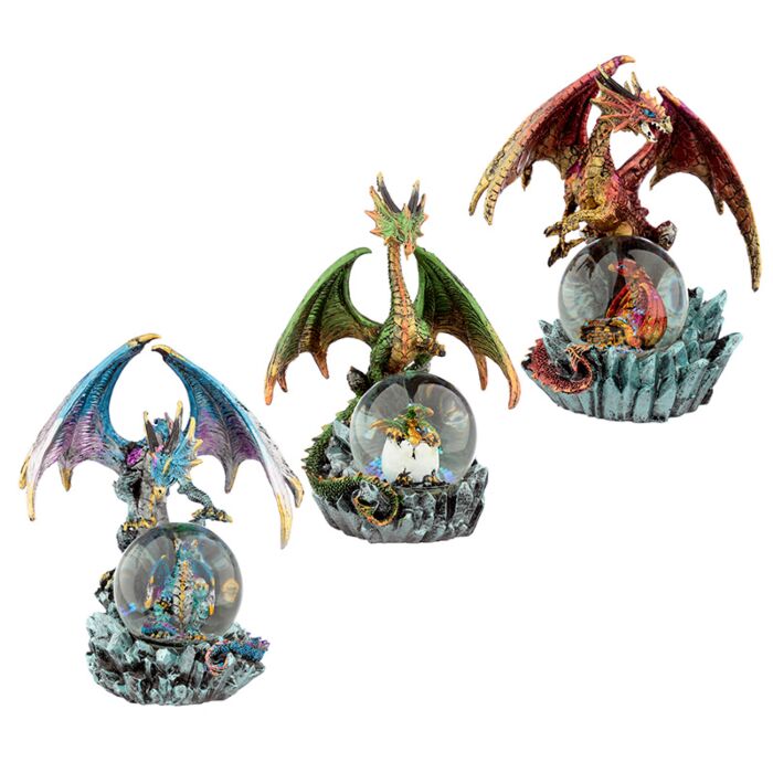 Boule à Neige ou à Eau Dark Legends-Dragon  Œil de Cristal