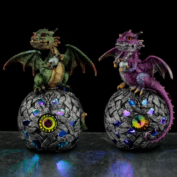 Figurine Elements LED -  Œil du Dragon Celtique