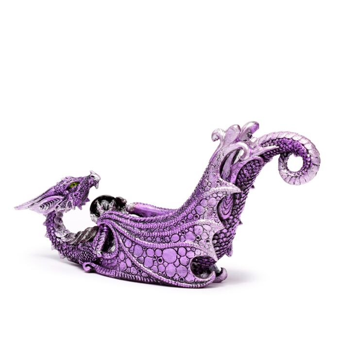 Porte-encens Attrape-cendre - Dragon Orbe de Cristal Cauchemar enchanté