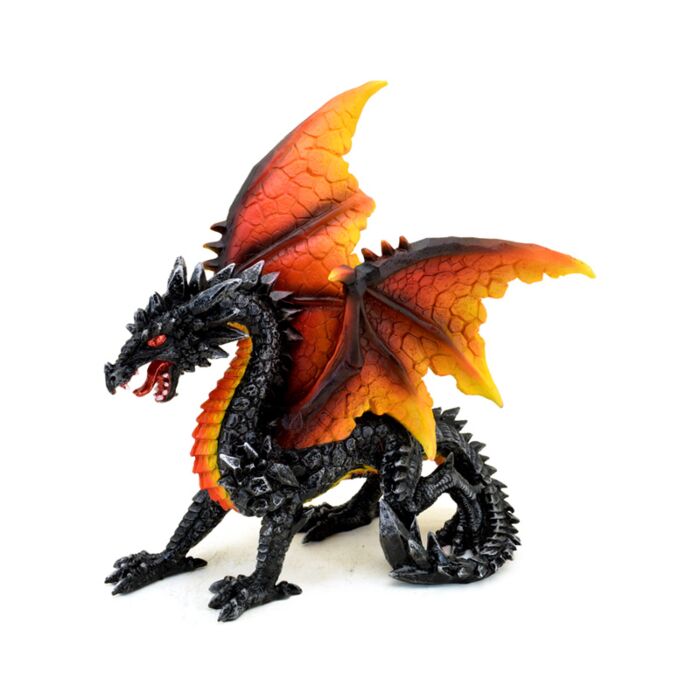 Dragon de feu et d'Obsidienne Protecteur de la Nuit - Dark Legends 