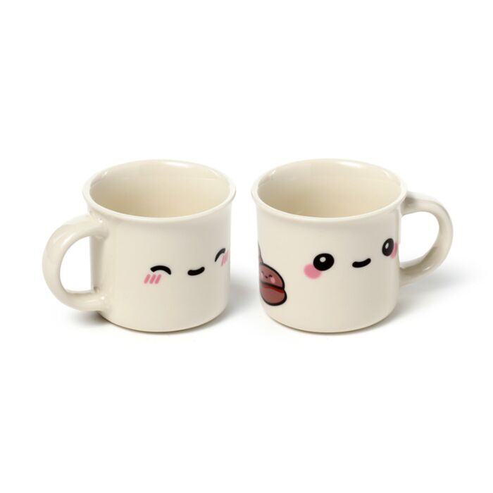 Ensemble de 2 Tasses à Expresso - Foodiemals 