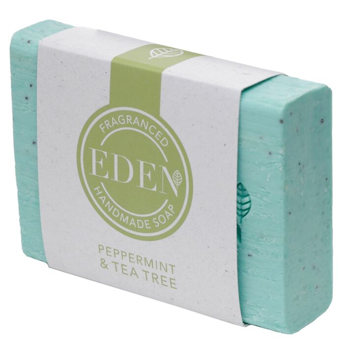 Pain de Savon Fait Main Eden - Menthe Poivrée & Arbre à Thé