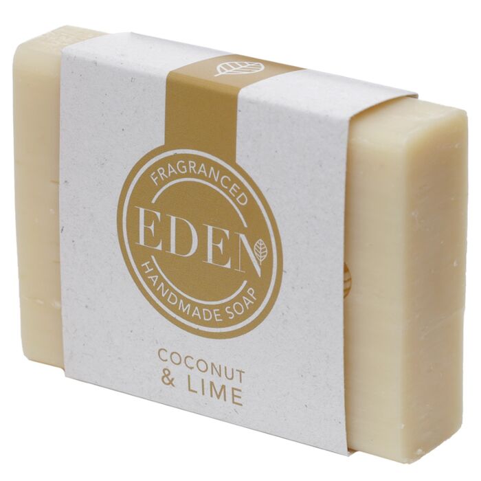 Pain de Savon Fait Main Eden - Noix de Coco & Citron Vert