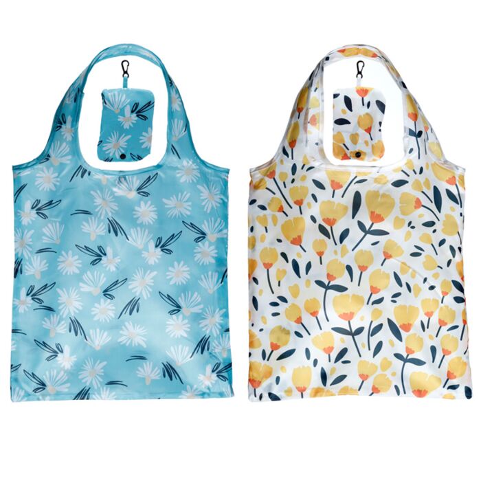 Sac Shopping Pliable Réutilisable Pick of the Bunch - Fleurs Boutons d'Or & Marguerites