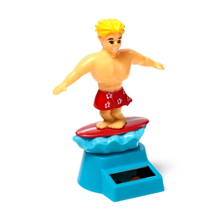 Figurine Solaire - Surfeur