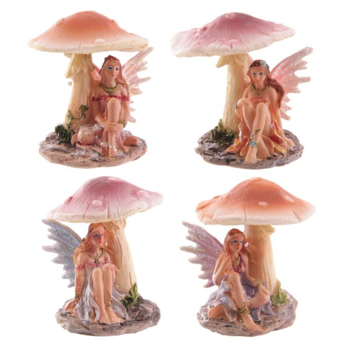 Fée Des Fleurs Sous Champignon