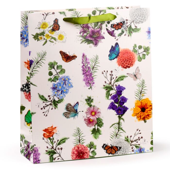 Sac Cadeau Butterfly Meadows (Très Grand)