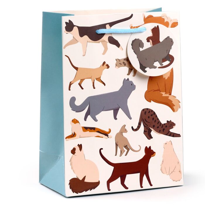 Sac Cadeau -Feline Fine (Moyen)