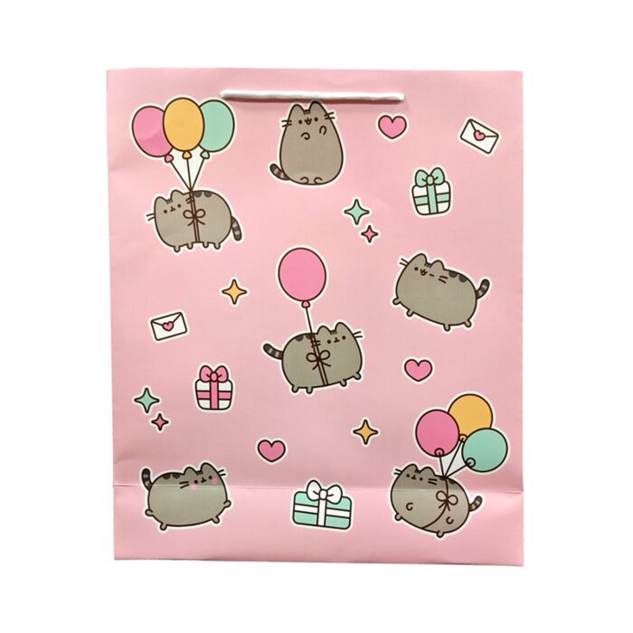 Sac Cadeau - Pusheen le Chat Cœur ( Très Grand )