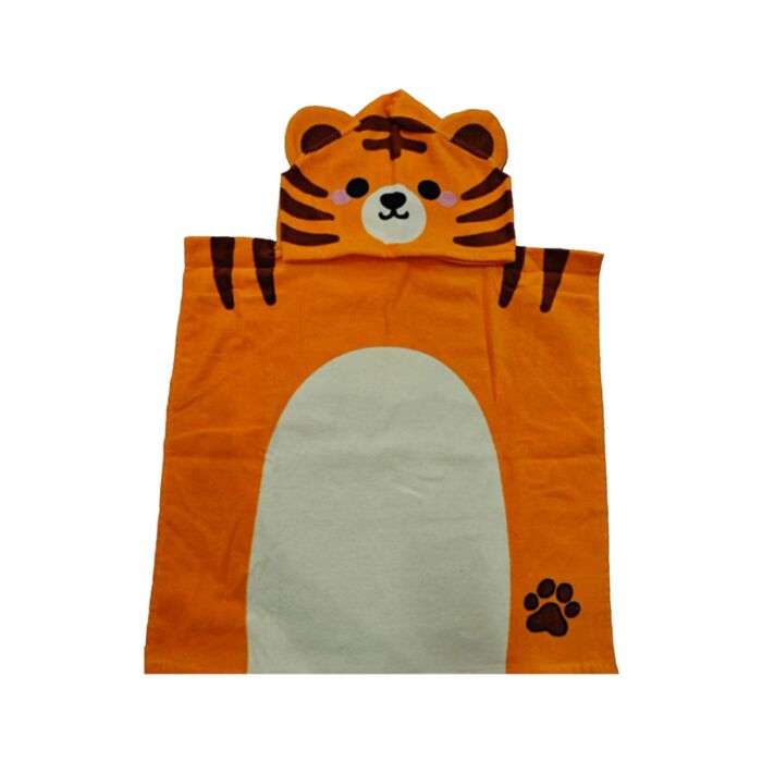 Serviette à capuche pour enfant - Adoramals Alfie le Tigre 