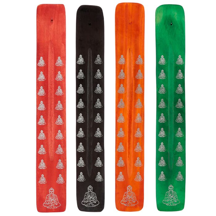 Porte-encens Attrape-cendres en Bois - Bouddha
