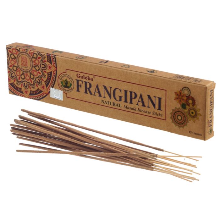 Bâtons d'Encens Goloka Organika - Frangipane