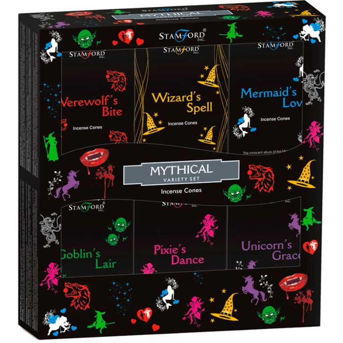 Variété de Cônes d'Encens Ensemble de 12 Paquets Stamford Black - Mythique 37352