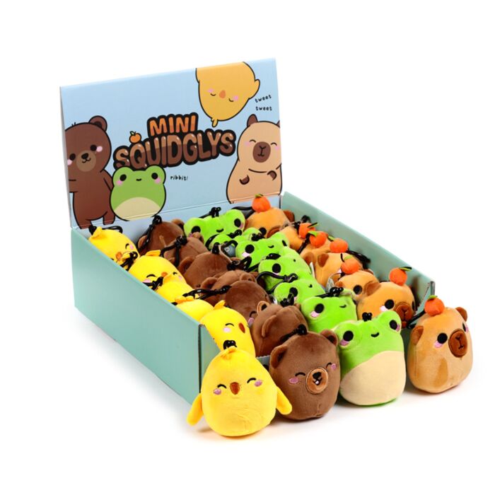Porte-clés peluché Mini Squidglys - Adoramals 