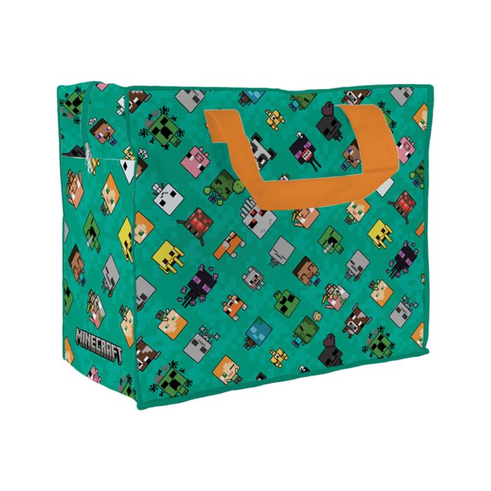 Panier à Linge ou Sac de Rangement - Minecraft Chibi 