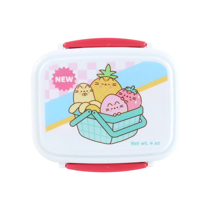 Boite Repas Bento Compartimentée avec couverts - Pusheen le Chat Fruits 