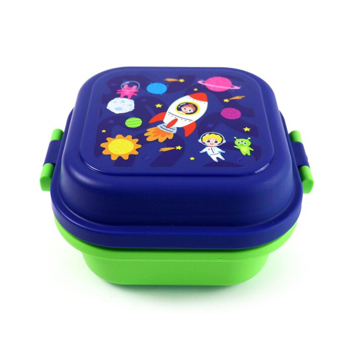 Boite Repas Bento Compartimentée avec couverts - Space Cadets Patrouilleur de l'Espace