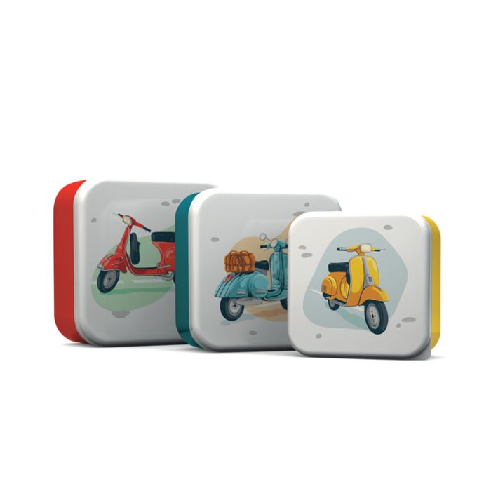 Lot de 3 Boîtes Repas M/L/XL - Scooter