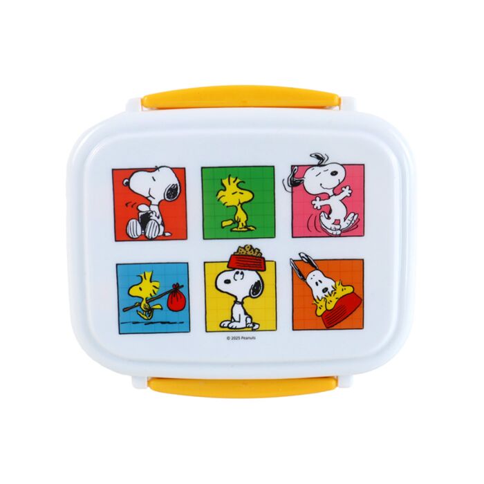 Boite Repas Bento Compartimentée avec couverts - Snoopy & Woodstock 