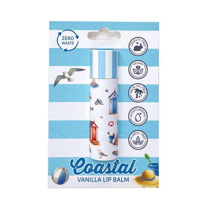 Baume à Lèvres en Stick Papier Vanille - Coastal Bord de Mer