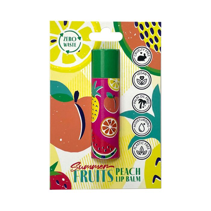 Baume à Lèvres en Stick Papier Pêche - Summer Fruits 