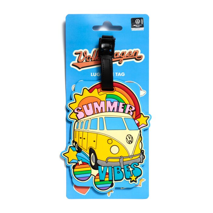 Etiquette à Bagage Volkswagen -  Camper Bus Summer Vibes 