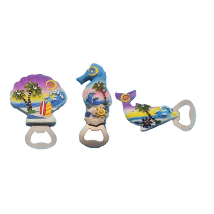 Décapsuleur Magnétique Scene Marine- Souvenir Bord de Mer